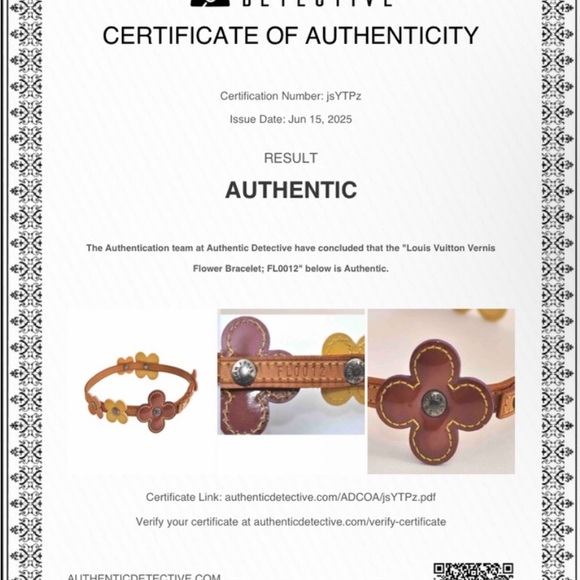 Louis Vuitton Vachetta & Vernis Choker Necklace or Double Bracelet - Picture 10 of 11